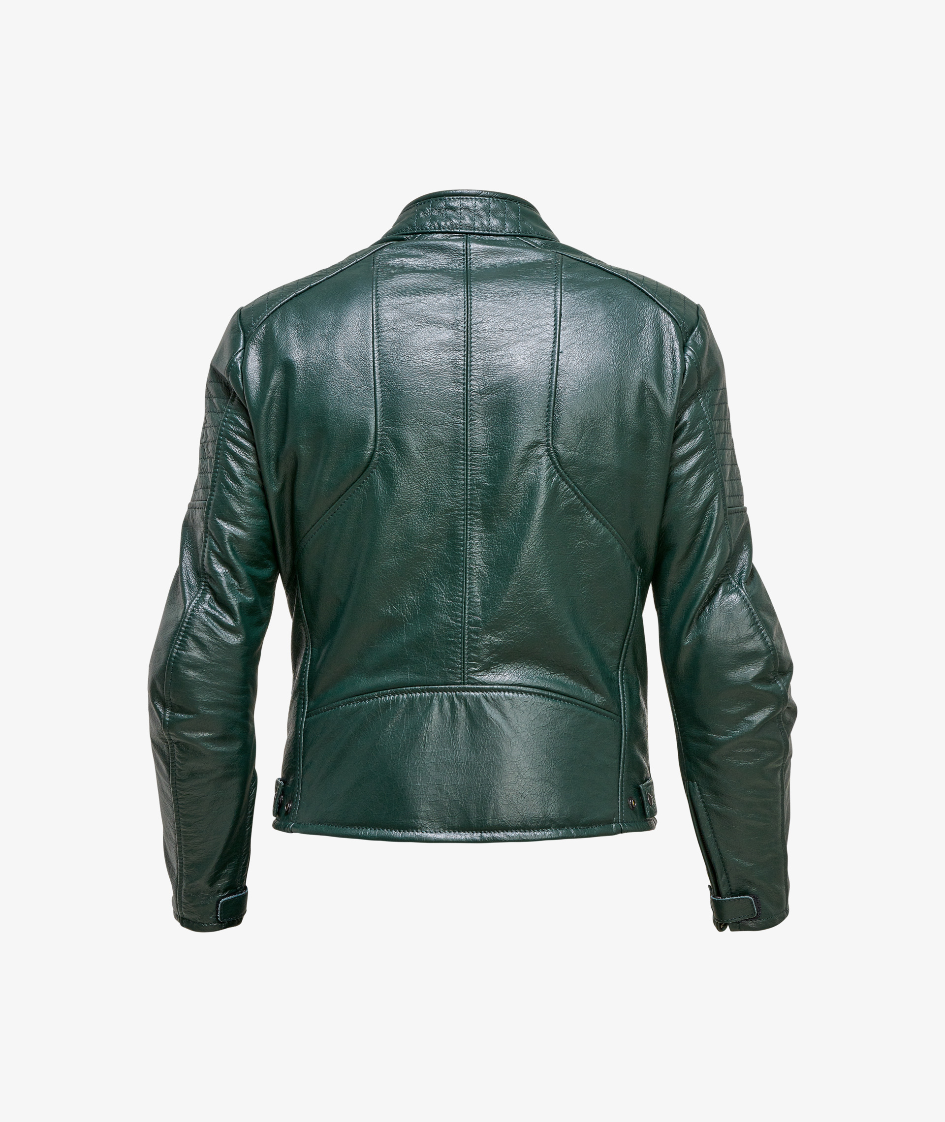 Moto Guzzi Lederjacke grün inkl. Protektoren