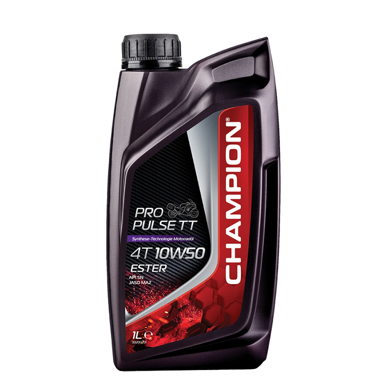 CHAMPION®  Pro Pulse TT 4T 10W-50 Ester Motoröl - 1 Liter