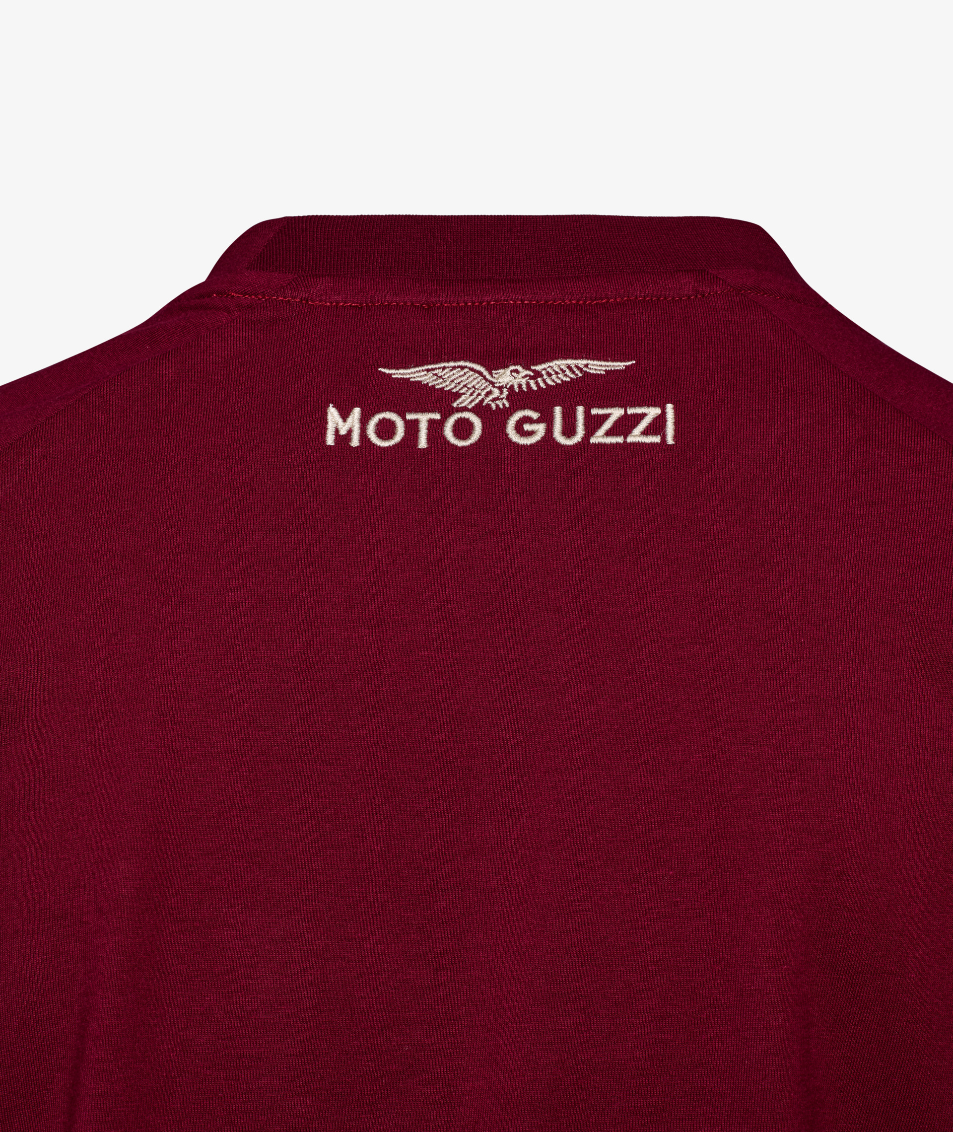 Moto Guzzi Herren T-Shirt „Heritage“ burgunderrot
