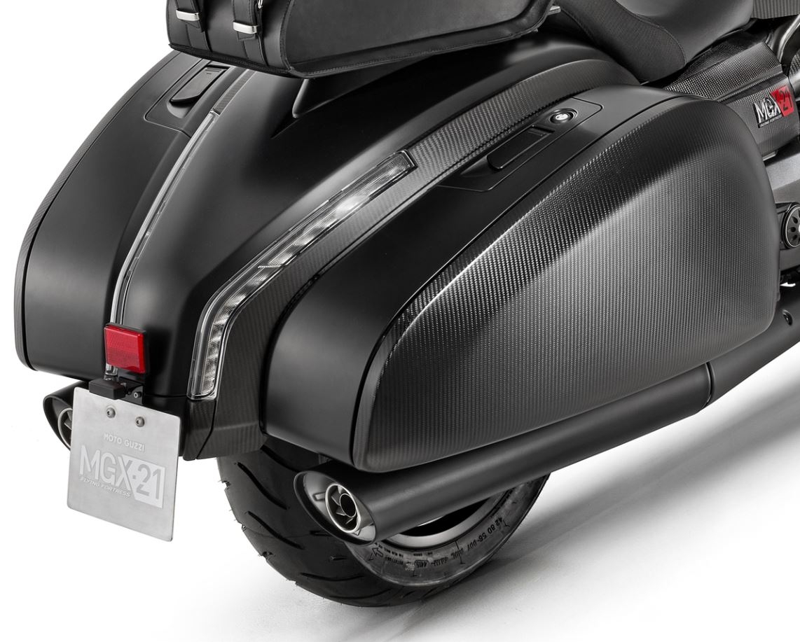 Original Auspuffanlage Slip-on für Moto Guzzi MGX 21