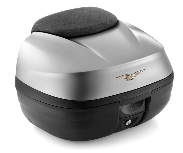 Top Case 37 l (inkl. schwarzem Rückenpolster) für Moto Guzzi V100 Mandello