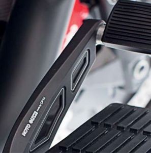 Abdeckung, Aluminium, schwarz, für Fußbremshebel für Moto Guzzi MGX 21/ Audace