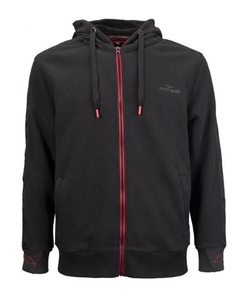 Moto Guzzi Sweat Shirt Jacke V85 TT Baumwolle schwarz