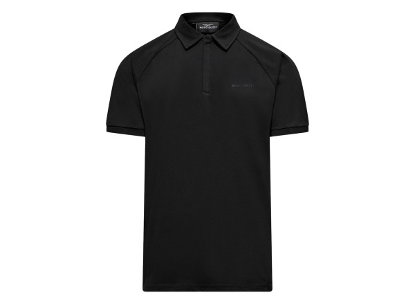 Herren Poloshirt „Moto Guzzi Essential“ schwarz