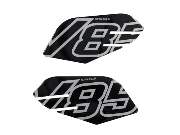 Seitliche Tankpads schwarz für Moto Guzzi V85 TT (24-)