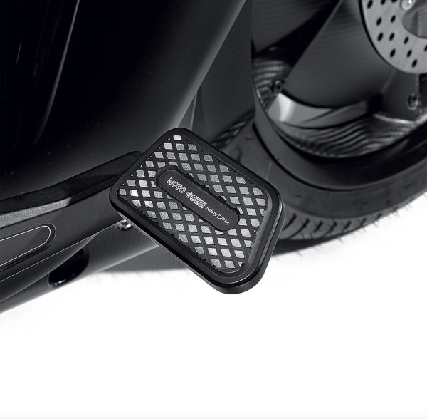 Pedalgummi, schwarz, Aluminium für Moto Guzzi MGX 21